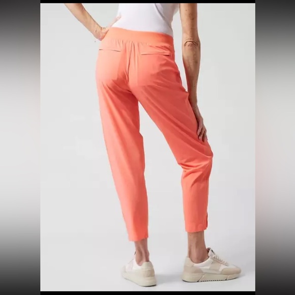 Athleta Sunset Glow Coral Ankle Pant - Picture 3 of 11